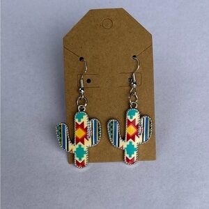 Colorful Cactus Earrings